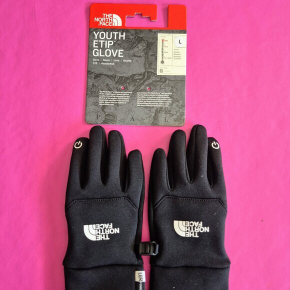 The North Face Size Youth Large Etip Gloves, BNWT - Picture 1 of 3
